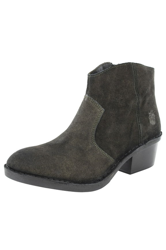 Womens Dari Leather Ankle Boot Shoes, Olive, EU 41 / US 10-10.5
