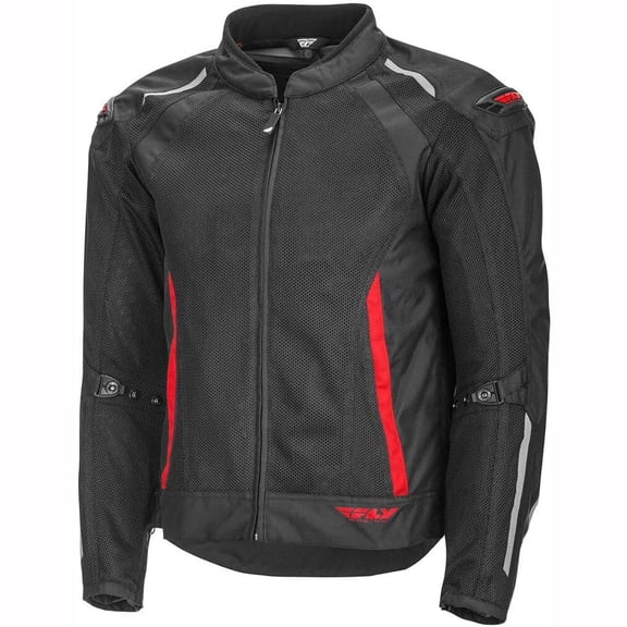 FLY RACING - 477-4053S - COOLPRO MESH JACKET BLACK/RED SM