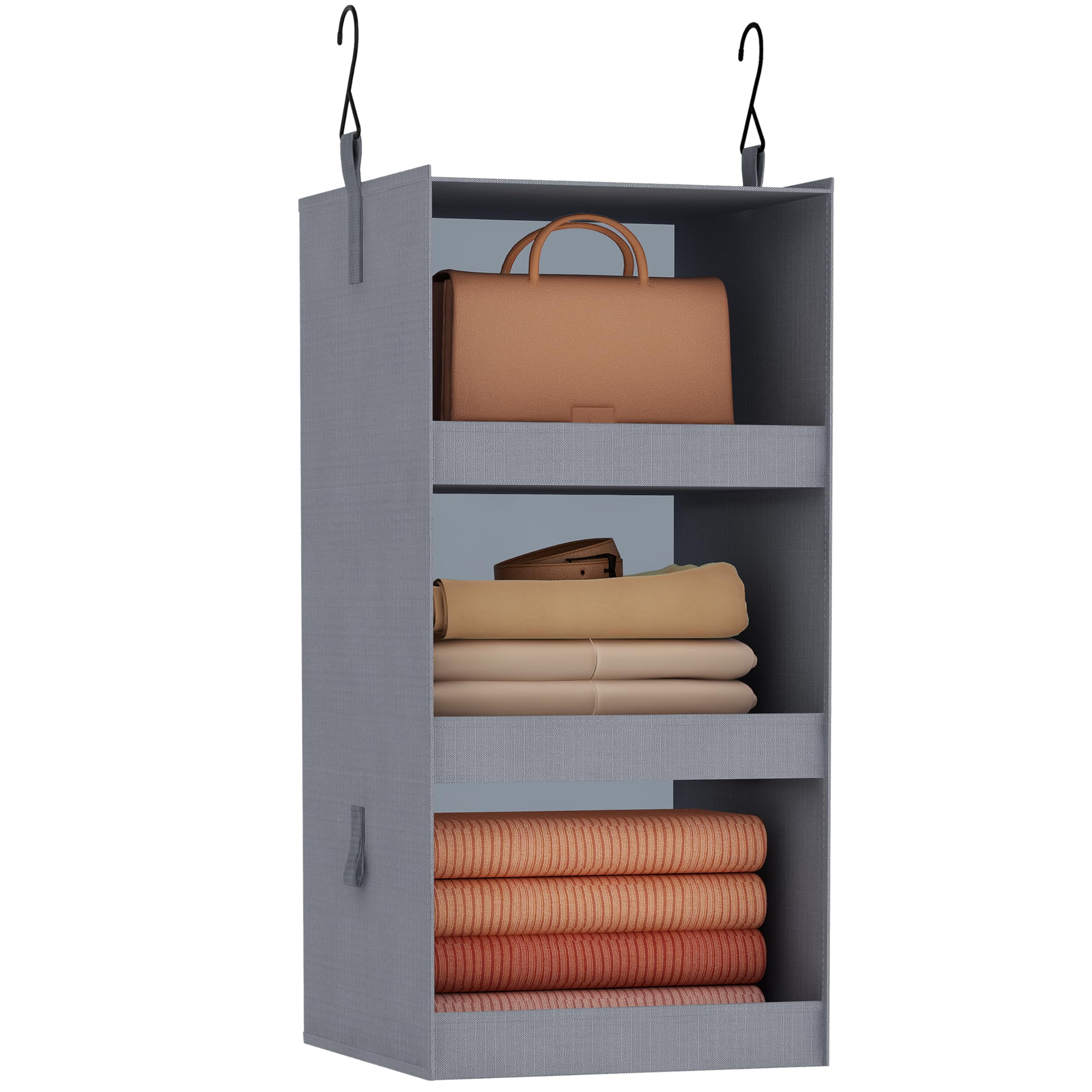 FLYBOX Hanging Closet Organizer, Collapsible Closet Hanging Organizer