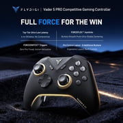 FLYDIGI Vader 5 Pro PC Controller, Forceflex Joysticks with Adjustable Ring, Forceswitch Triggers, 3ms Ultra-Low Latency, 8 Extra Buttons, Stereo Vibration, Multi-Platform for PC/NS/Android/TV