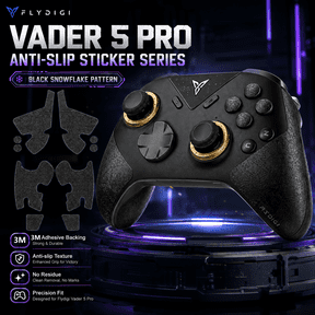 FLYDIGI Vader 5 Pro PC Controller With wave pattern anti-slip stickers, FORCEFLEX Joysticks, 3ms Ultra-Low Latency, FORCESWITCH Triggers, 8 Remappable Buttons, Triggers & Vibration, PC/NS/Android/TV