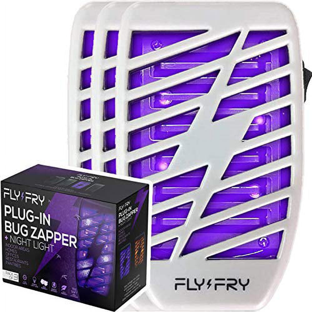 FLYFRY Indoor Bug Zapper for Home Plug in Electronic Insect Trap UV