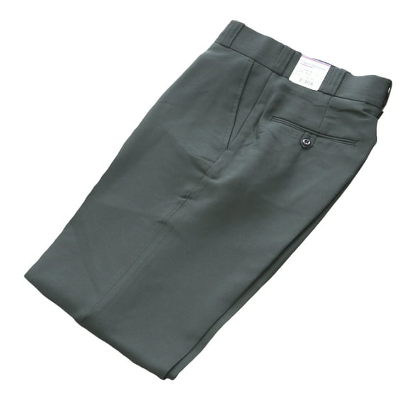 FLYING CROSS Men's Polyester UNHEMMED Uniform Pants #UD34206 Sz 28Reg Spruce Green NEW