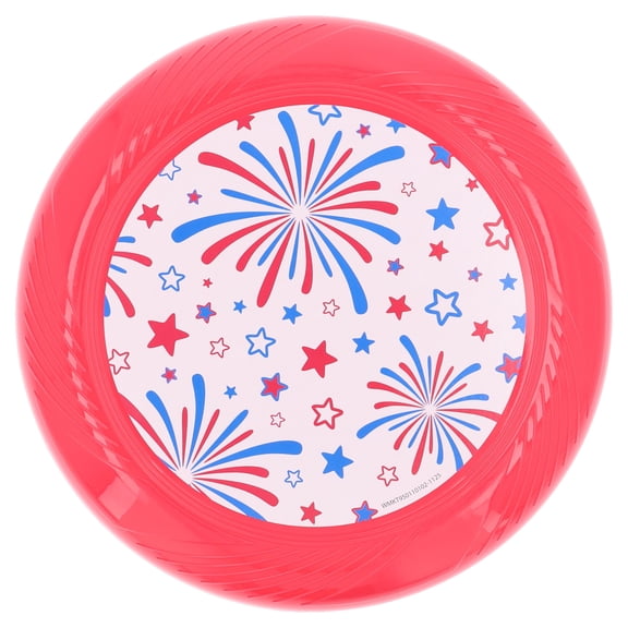 Fireworks Flying Disc, Red/White/Blue, 10", Patriotic by Way To Celebrate