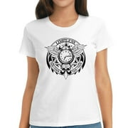 FLYING TIME Cool Womens T Shirt White