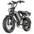 thumbnail image 1 of FLYPKIN FK20 Electric Motorcycle for Adults, 750W Motor, 20"x4" Fat Tire, 28MPH Pedal-Assist Mode, 48V/18AH , Tested to UL2849 Standard by SGS, 1 of 11