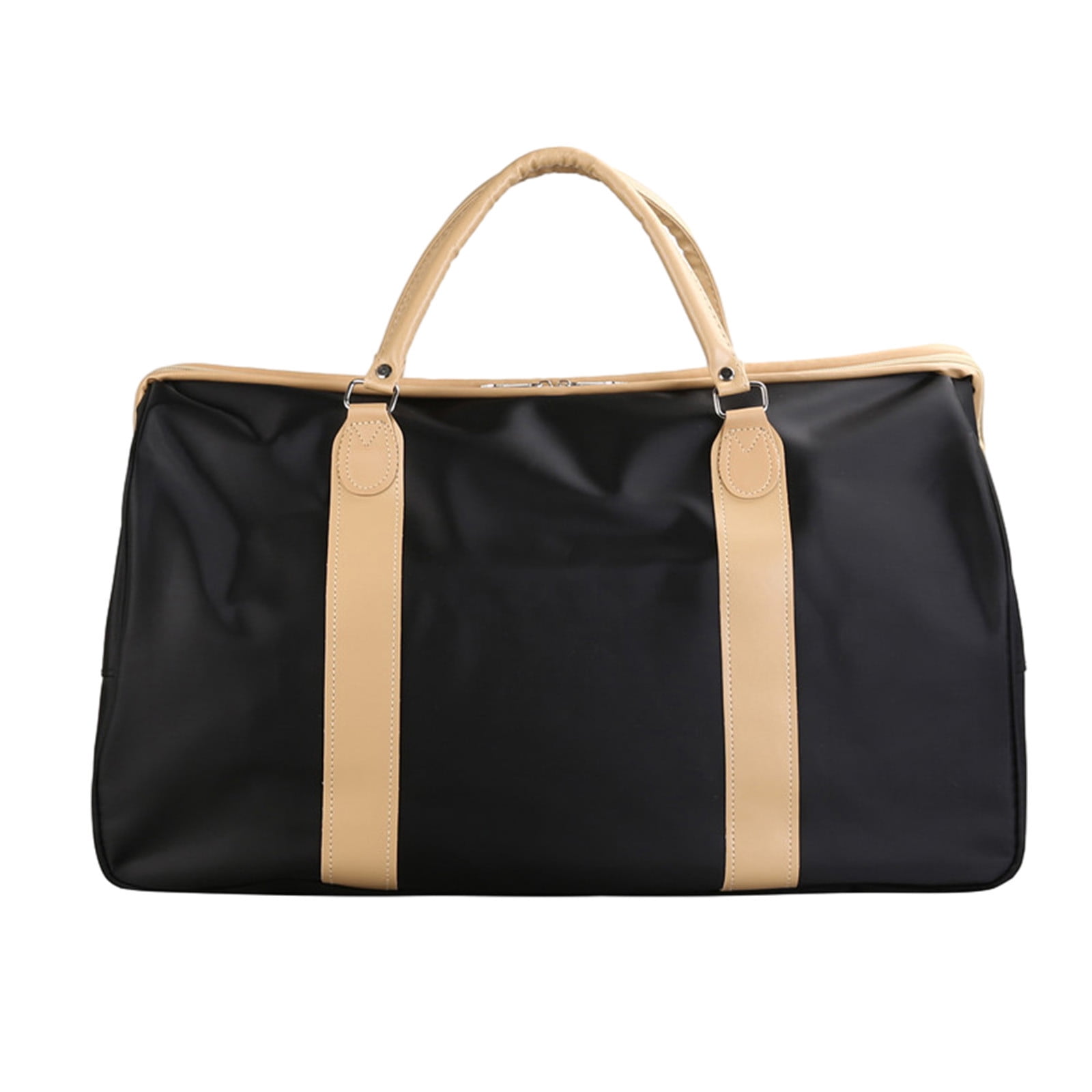 FLYUIO Large Foldable Travel Duffle Bag With Shoes Compartment, Camping