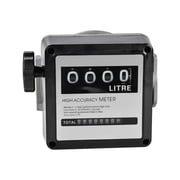 FM-120 4 Digital Gasoline Fuel Petrol Oil Flow Meter, 20-120L/Min for Fuel Oil Flow Sensor, Counter Gasoline Meter Display ,Industrial Meter