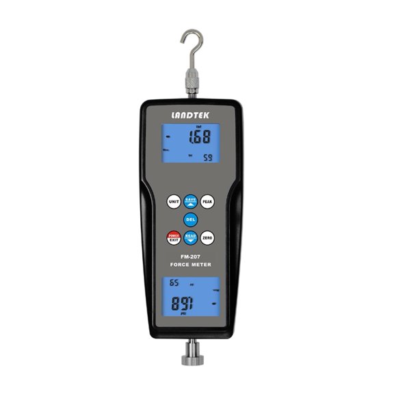 FM-207-1k Digital Digital Push Pull Force Gauge Tester Meter 4 Measurement Unit with Dynamometer Force Measuring Instruments ,Easy to Operate