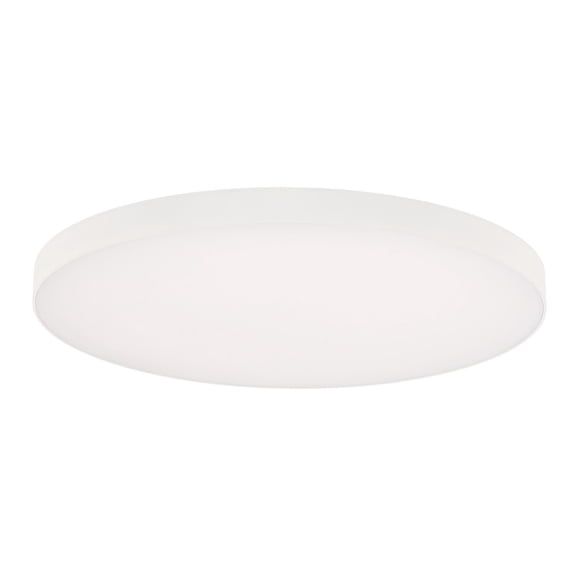 FM-240512-9CS-WT WAC Limited Edgeless Round - 30W 1 LED Slim Flush Mount-0.88 Inch Tall and 12 Inch Wide-White Finish