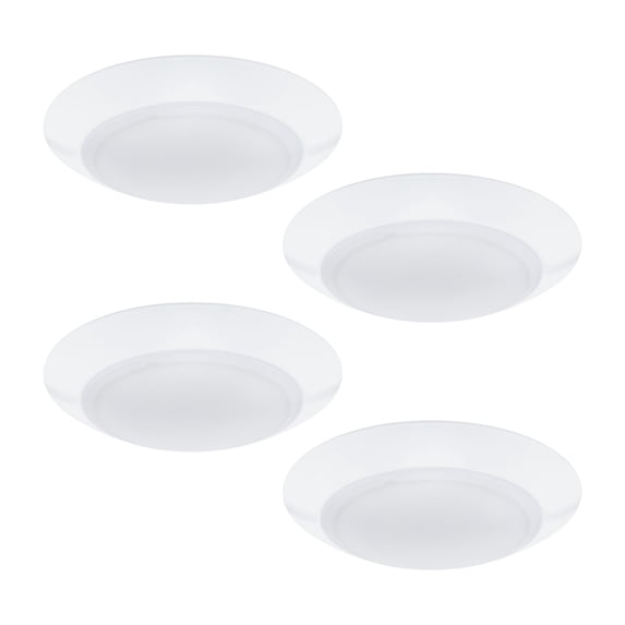 FM-306-9CS-WT-4 WAC Limited Disc - 15W 1 LED Flush Mount (Pack of 4)-7.5 Inch Tall and 1.25 Inch Wide