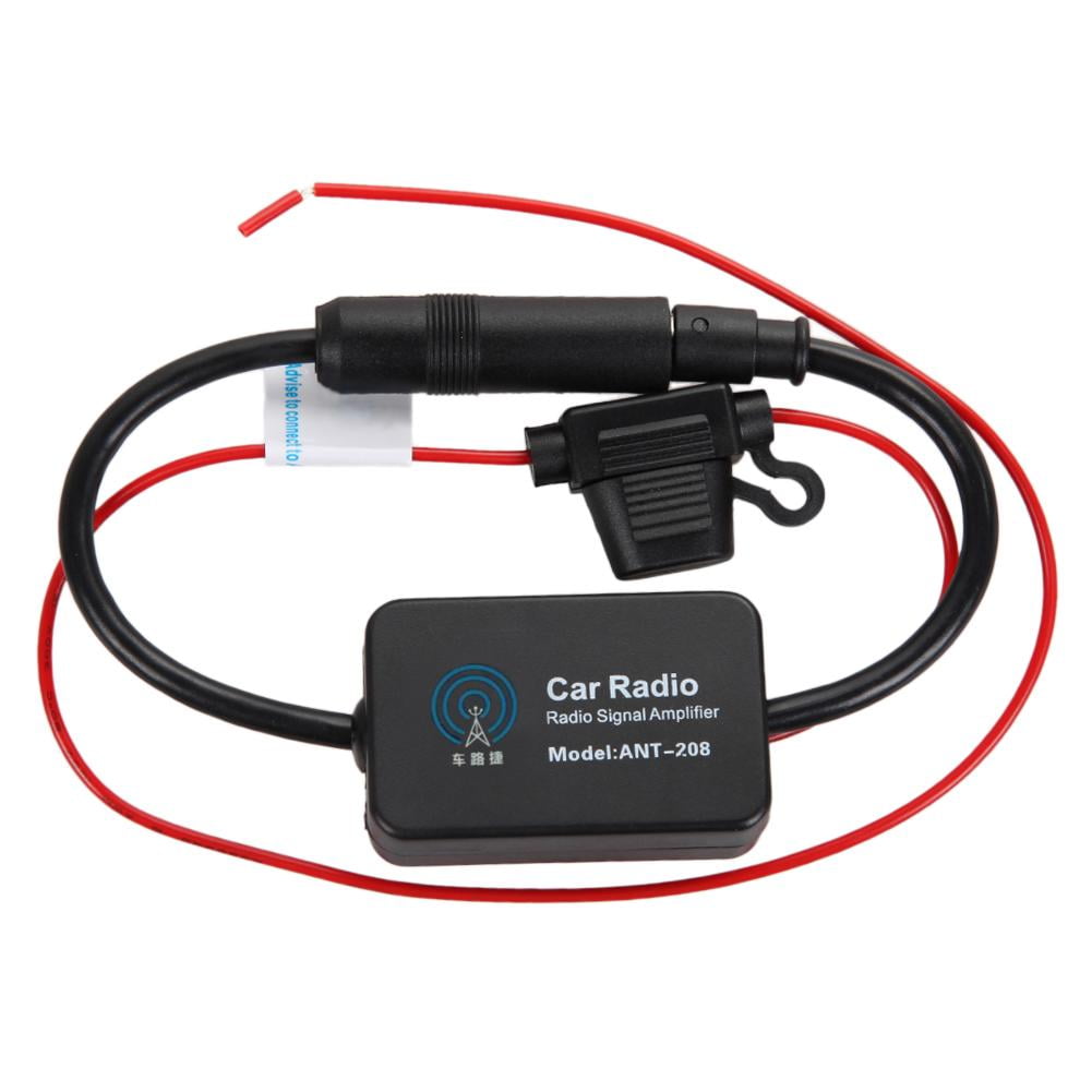 FM 88108MHz Car Antenna Signal Amp Booster Radio Amplifier
