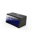 FM / AM Radio Alarm Electronic Clock Tape Temperature Meter Night