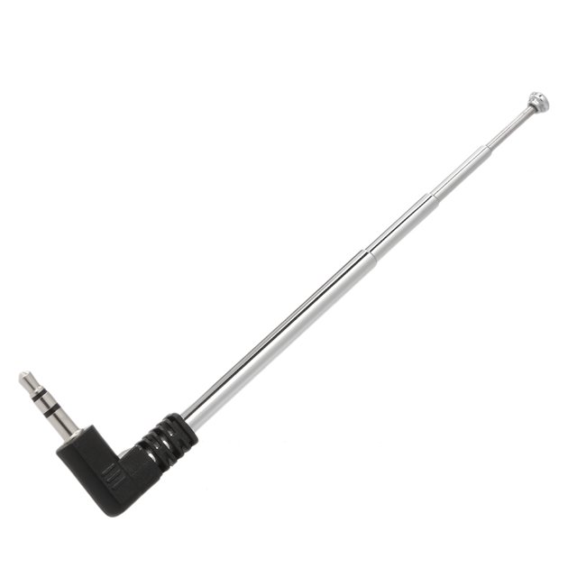 FM Antenna 240mm 4 Sections LShape 3.5mm Retractable Aerial