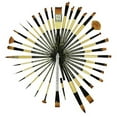 thumbnail image 1 of Dynasty Black Gold Brush - Deerfoot, Short Handle, Size 3/8", 1 of 1