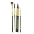 thumbnail image 1 of FM Brush Black Gold Short Handle Brush, Mini Fan, 1 of 2