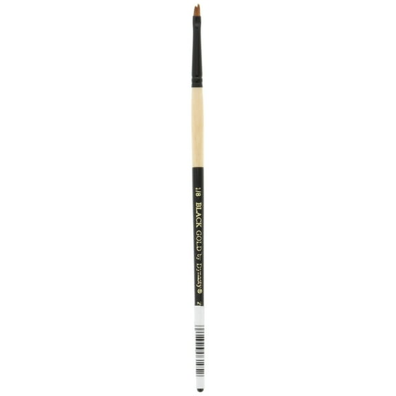 FM Brush Black Gold Short Handle Brush, Wave Angle, 1/8"