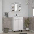 thumbnail image 1 of FM FURNITURE Cowen 2 Piece Bathroom Set White Engineered Wood, 1 of 8