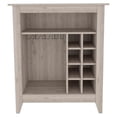 thumbnail image 1 of FM FURNITURE Future Engineered Wood Bar Cabinet For Living Room in Light Gray, 1 of 7