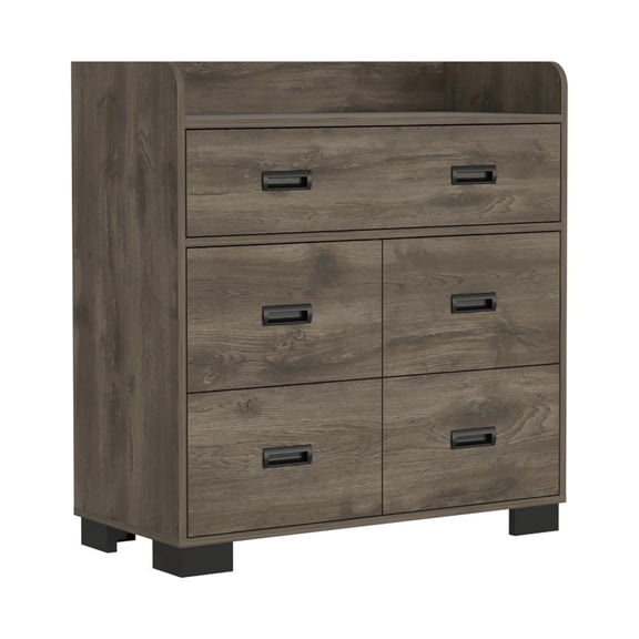 FM FURNITURE LLC Anemone Dresser ,Dark Brown