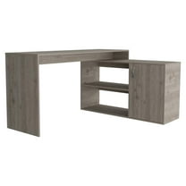 FM FURNITURE LLC Antlia Desk ,Light Gray