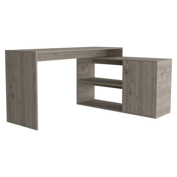 FM FURNITURE LLC Antlia Desk ,Light Gray