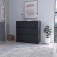 thumbnail image 1 of FM FURNITURE Avra 3 Drawer Dresser, Manufactured Wood Top and Front Chest of Drawers, 1 of 6
