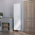 thumbnail image 1 of FM FURNITURE Clarno Tall Storage Cabinet, Single Door with Broom Hangers, 1 of 6