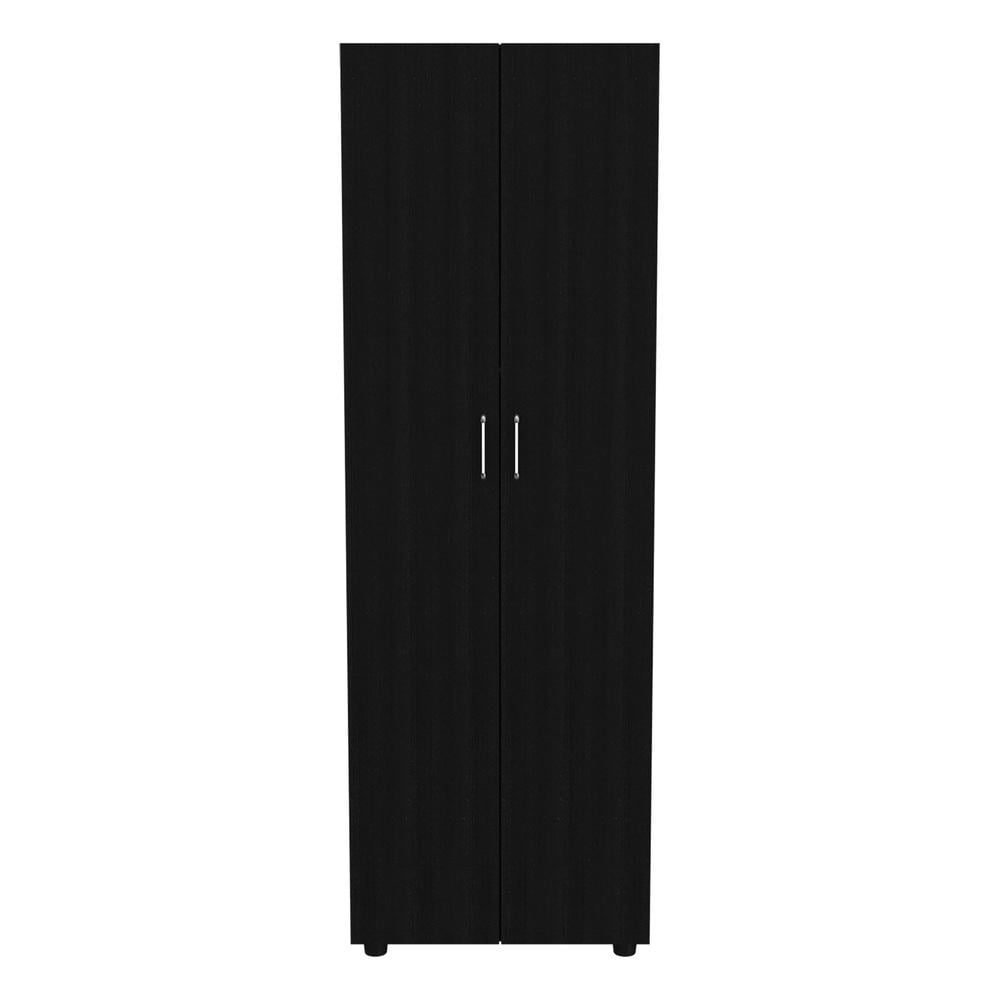 FM FURNITURE LLC Glasglow Armoire ,Black