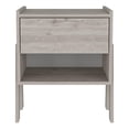 thumbnail image 1 of FM FURNITURE Hyacinth Nightstand, One Drawer, Open Shelf, 1 of 5