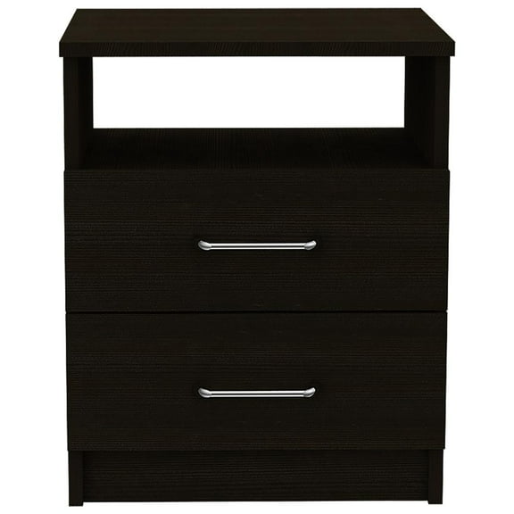 FM FURNITURE LLC Oklahoma Nightstand ,Black