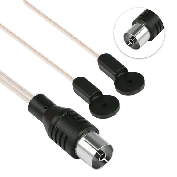 FM Radio Antenna, Indoor FM Dipole Antenna Radio FM Receiver Aerial with TV Female Connector for YAMAHA JVC BOSES Radio Stereo