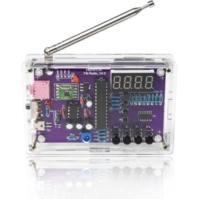 Ylutex Soldering-Practice-Kit, FM Radio Electronics-Kit with 88-108MHz Receiver, 5V USB-Powered Solder Project for Teens & Adults, Age 14