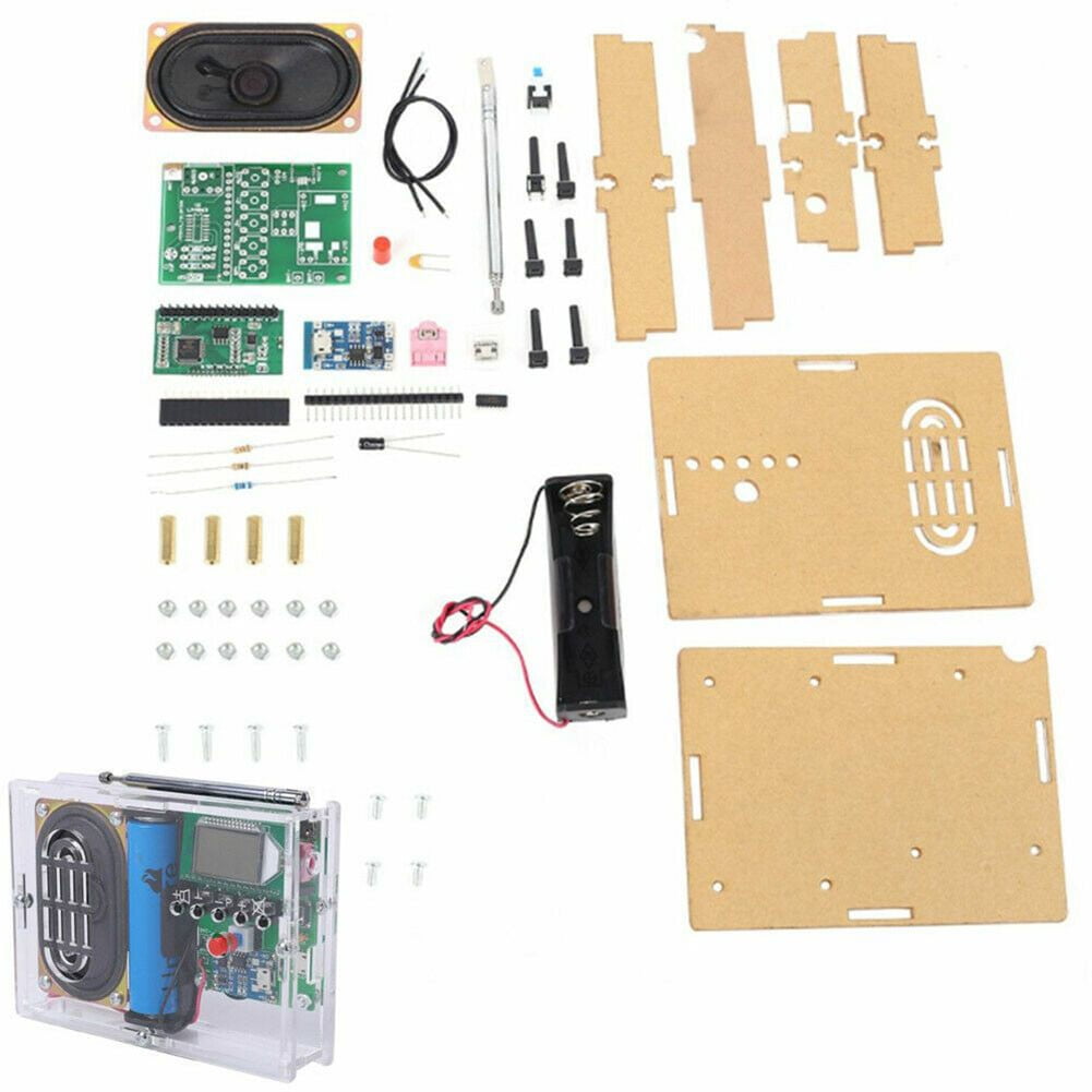 FM Radio Module DIY Kits Wireless Receiver LCD Display Electronic
