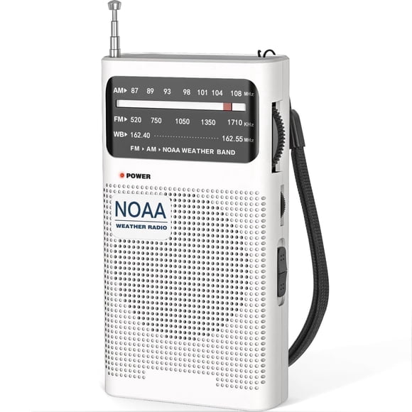 AM FM Radio Portable, Pocket Handheld Radio, Transistor Radio 2AA Battery Operated with Long Range Reception, Loud Speaker, Transistor Antenna, Earphone Jack, Small Gifts for Seniors Elderly