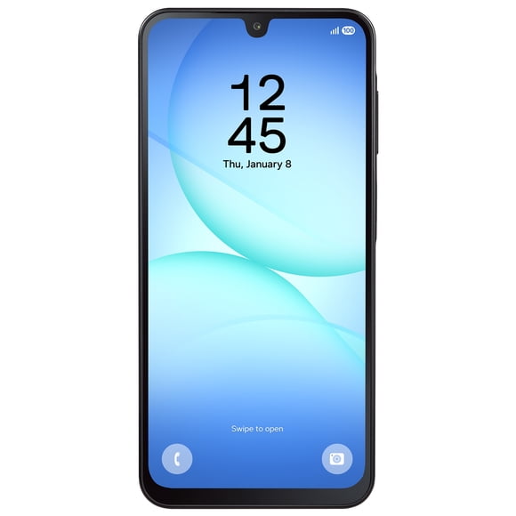Walmart Family Mobile Samsung Galaxy A17, 5G, 128GB, Black - Prepaid Smartphone [Locked to Walmart Family Mobile]