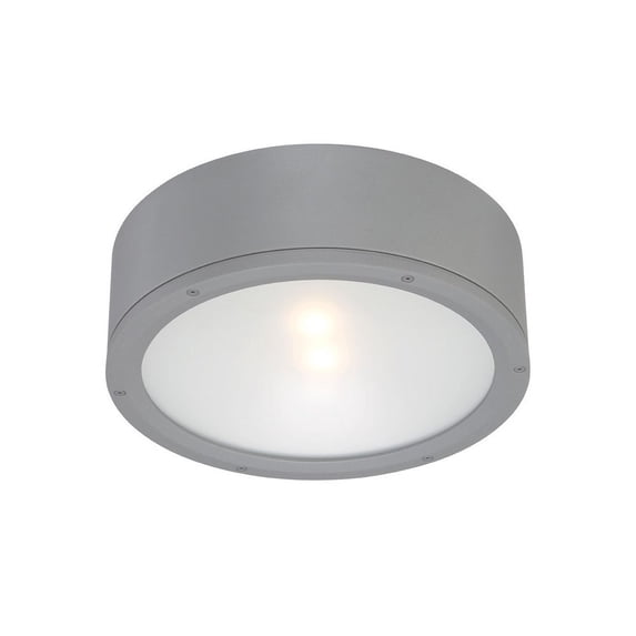 FM-W2612-GH-WAC Lighting-Tube-30W 1 LED Outdoor Flush Mount-12 Inches Wide by 3.88 Inches High-Graphite Finish