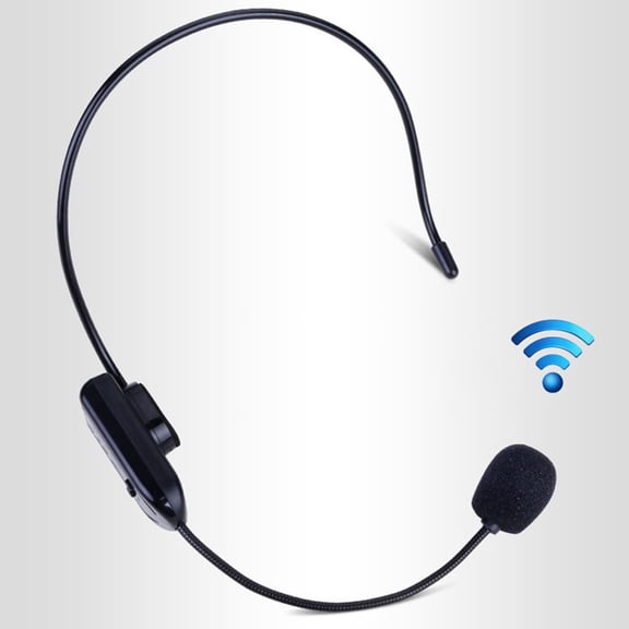 FM Wireless Microphone Headset Megaphone Radio Mic For Loudspeaker For Teaching