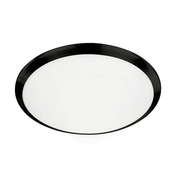 Kuzco Lighting Fm1515 Malta 15" Wide Led Flush Mount Ceiling Fixture - Black