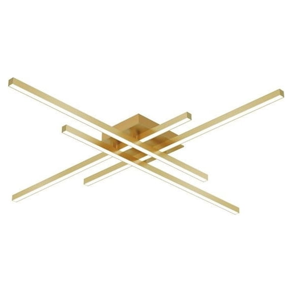 FM18232-GD-Kuzco Lighting-Vega Minor - 31.25 Inch 40W LED Flush Mount-Gold Finish