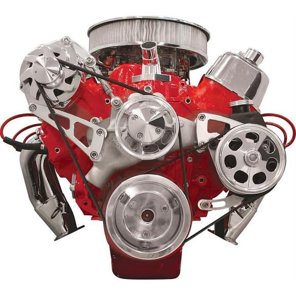 FM2211PC Serpentine Conversion Kit with Top Mount Alternator & Power Steering