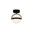 thumbnail image 1 of FM301001MB-Kuzco Lighting-Globo - 9 Inch 8.4W LED Flush Mount-Matte Black Finish, 1 of 1