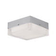 thumbnail image 1 of FM3405-CH-Kuzco Lighting-Dartmouth - 5.25 Inch 10W 1 LED Square Flush Mount-Chrome Finish, 1 of 1