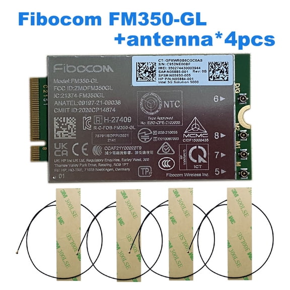 FM350-GL FM350 GL module for HP X360 830 855 G7 7940HS 855G8 Laptop M46335-005 5G LTE WCDMA 4x4 MIMO GNSS module FM350 GL