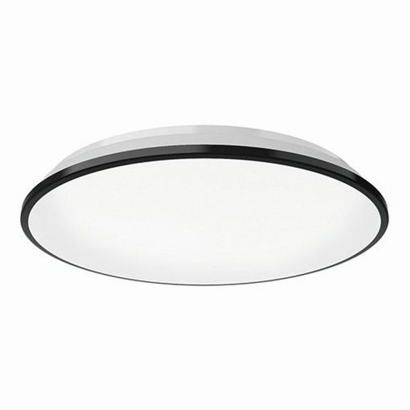 FM43315-BK-Kuzco Lighting-Brook - 32W LED Flush Mount-2.88 Inches Tall and 15.13 Inches Wide-Black Finish