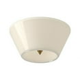 thumbnail image 1 of FM45710-BG/GO-Kuzco Lighting-Holt - 16W LED Flush Mount-4.25 Inches Tall and 10.13 Inches Wide-Brushed Gold Finish, 1 of 1