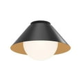 thumbnail image 1 of FM485214MBOP-Alora Lighting-Remy - 1 Light Flush Mount-8.5 Inches Tall and 13.5 Inches Wide-Matte Black Finish, 1 of 7