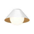 thumbnail image 1 of FM485214WHOP-Alora Lighting-Remy - 1 Light Flush Mount-8.5 Inches Tall and 13.5 Inches Wide-White Finish, 1 of 7