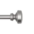 thumbnail image 1 of Lumino 5/8" Easy Mount Collection Shannon Nickel Knob Adjustable Curtain Rod Set, 32-84", 1 of 7