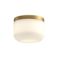 thumbnail image 1 of FM53005-BG/OP-Kuzco Lighting-Mel - 13W LED Flush Mount-3.75 Inches Tall and 5.13 Inches Wide-Brushed Gold Finish, 1 of 1